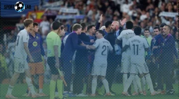 عقوبات وطرد تهز ريال مدريد بعد اشتباكات الكلاسيكو